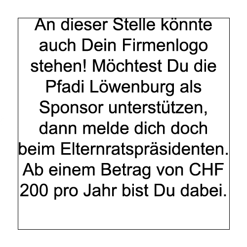 hier könnte dein namen stehen